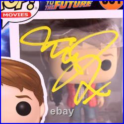 Michael J. Fox Autographed Marty in Puffy Vest Funko Pop Figurine #961- JSA W