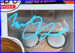 Michael J. Fox Autographed Marty withGlasses Funko Pop Figurine #958- JSA WBlue