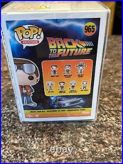 Michael J. Fox Autographed signed Marty s Funko Pop checking watch #965 COA