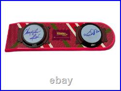 Michael J Fox Christopher Lloyd Signed Back To The Future Hoverboard Beckett 63