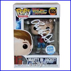 Michael J. Fox Signed Funko POP! Autographed 1025 Back to the Future BAS