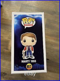 Michael J Fox Signed Marty Back To The Future Pop Funko 957 Autograph Beckett