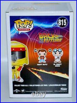 Michael J Fox Signed Marty Nuclear Suit Back To The Future 815 Funko POP Beckett