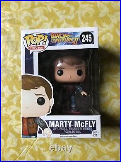 Movies Funko Pop Marty McFly with Hoverboard Back to the Future No. 245