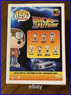 POPs! Back to the Future Marty McFly Checking Watch #965 Funko Vinyl Figurine