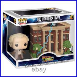PREORDER BY 5/2024-FUNKO POP! -Back to the Future Doc with Clock Tower Town #15