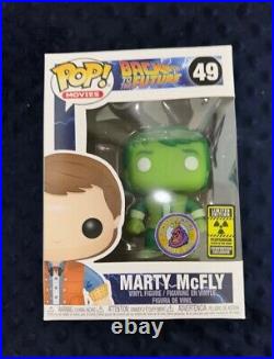 Pop Back To The Future 49 Marty McFly Plutonium glow in the dark plastic empire