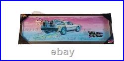 Pop Creations Back To The Future Framed Wall Art. New! 30x10×1 Ready To Hang