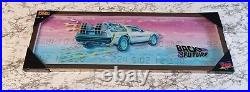 Pop Creations Back To The Future Framed Wall Art. New! 30x10×1 Ready To Hang