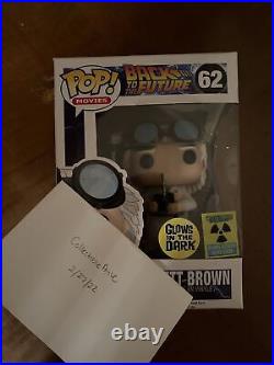 Pop! Movies Back to the Future Dr. Emmett Brown GITD Convention Exclusive Funko