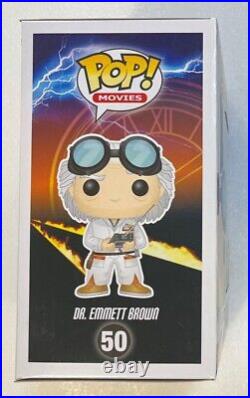 Replacement Box For DOC Emmett Brown Glow in the Dark Pop! BTTF BOX ONLY