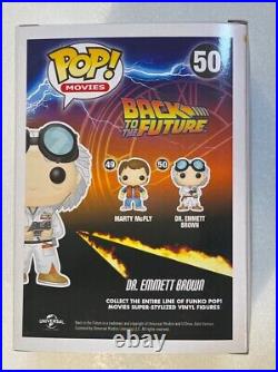 Replacement Box For DOC Emmett Brown Glow in the Dark Pop! BTTF BOX ONLY