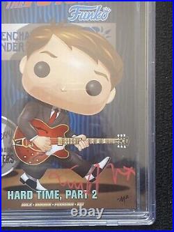 SIGNED BY M MICHAEL J. FOX BACK TO THE FUTURE Comic CBCS Witnessed IDW Funko