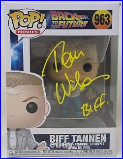 Tom Wilson Signed Back To The Future Biff Tannen Funko Pop! Figure #963 Beckett