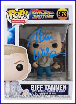 Tom Wilson Signed Biff Tannen Back To The Future Funko Pop #963 JSA